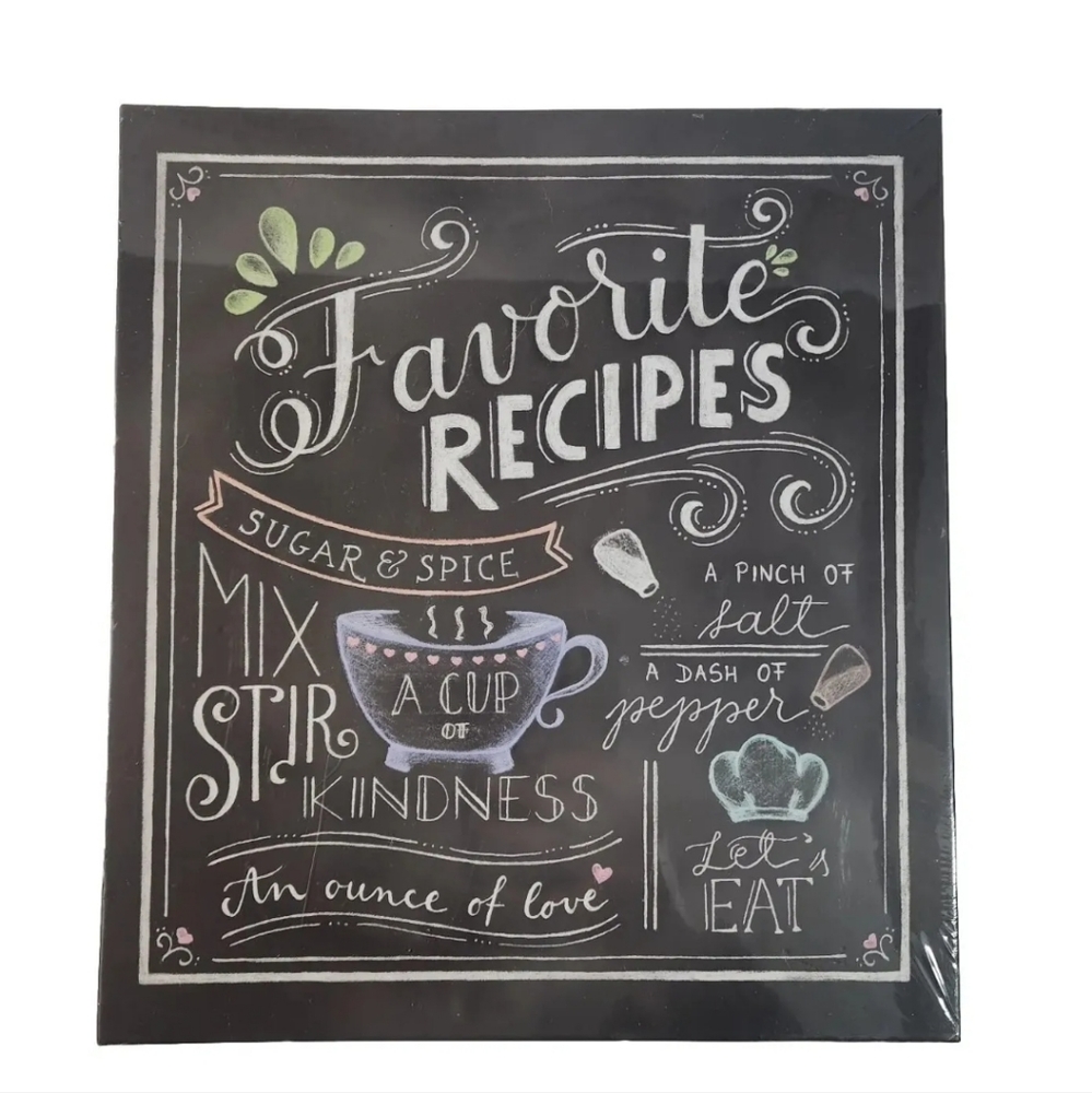 New Deluxe Favorite Recipes Book Binder With Paper Notes Pockets Dividers Recipe